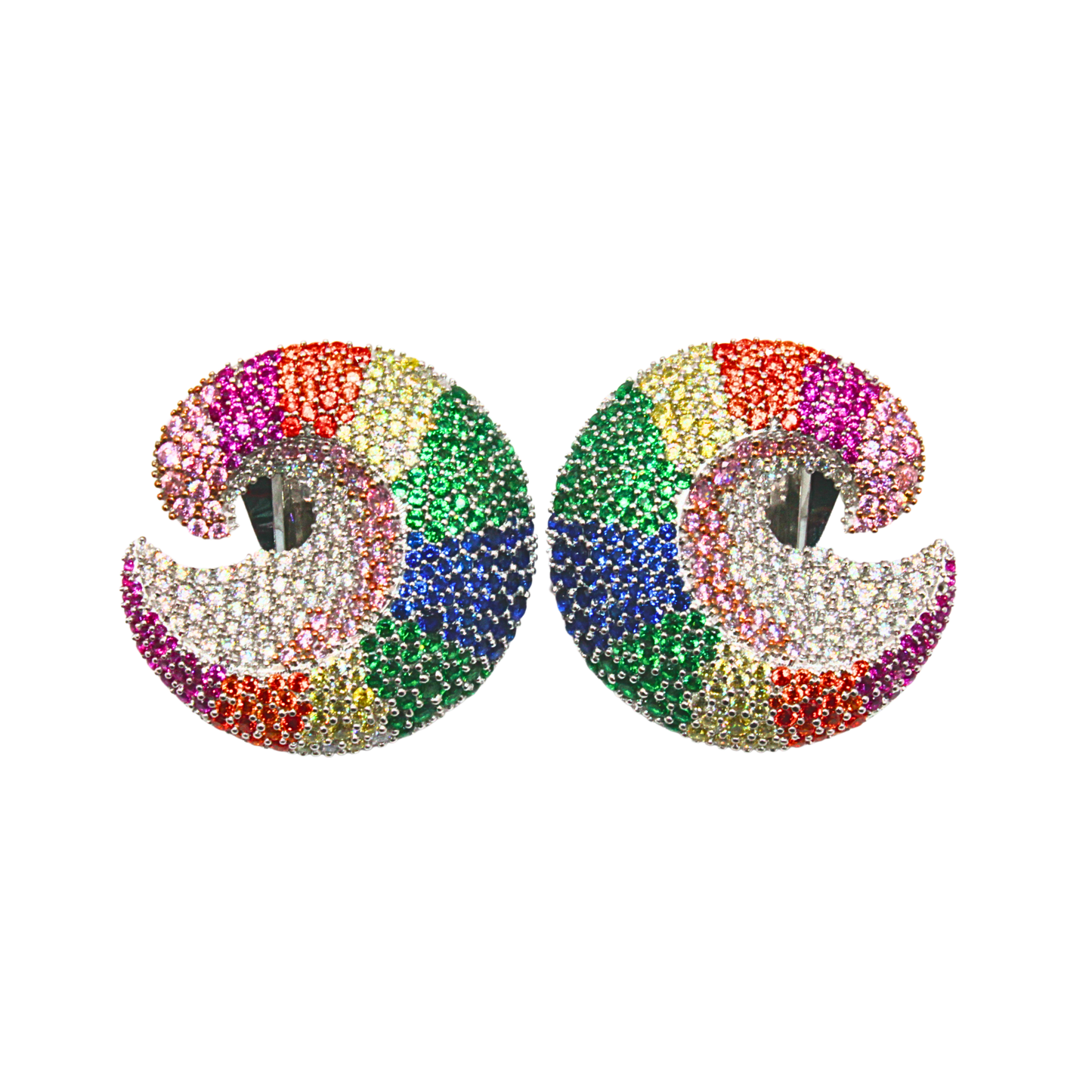 Rainbow Snail Earing