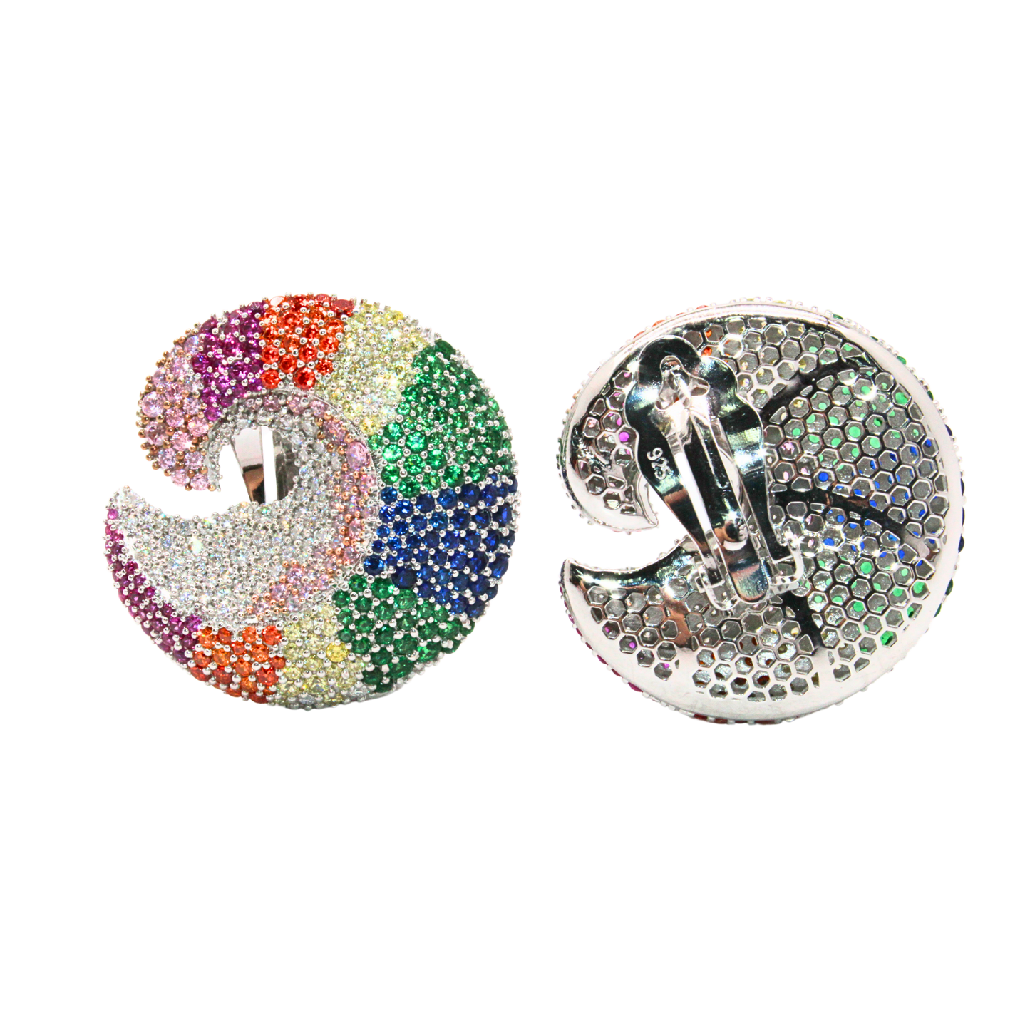 Rainbow Snail Earing