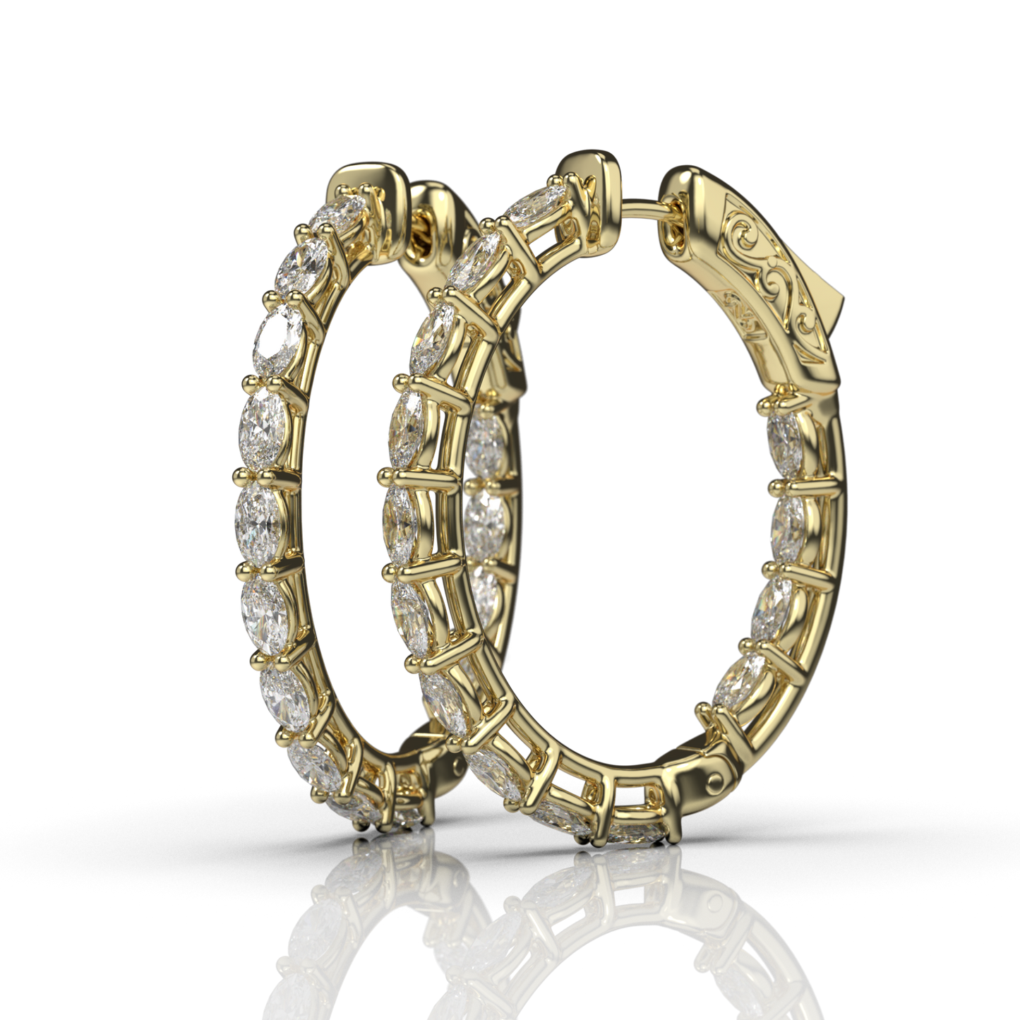 Grand Line Marquise Eternal Hoop