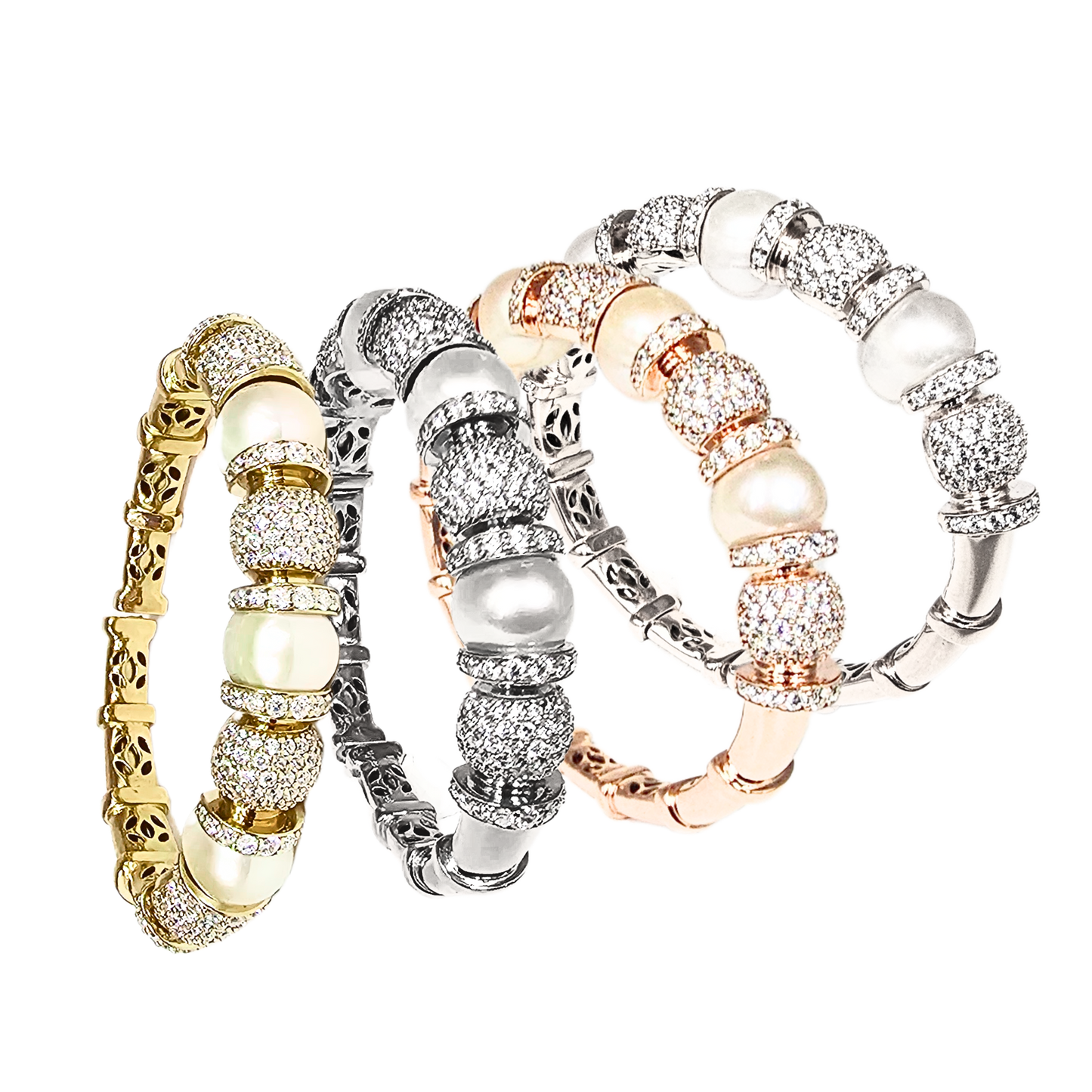 Pearl hug Bangle