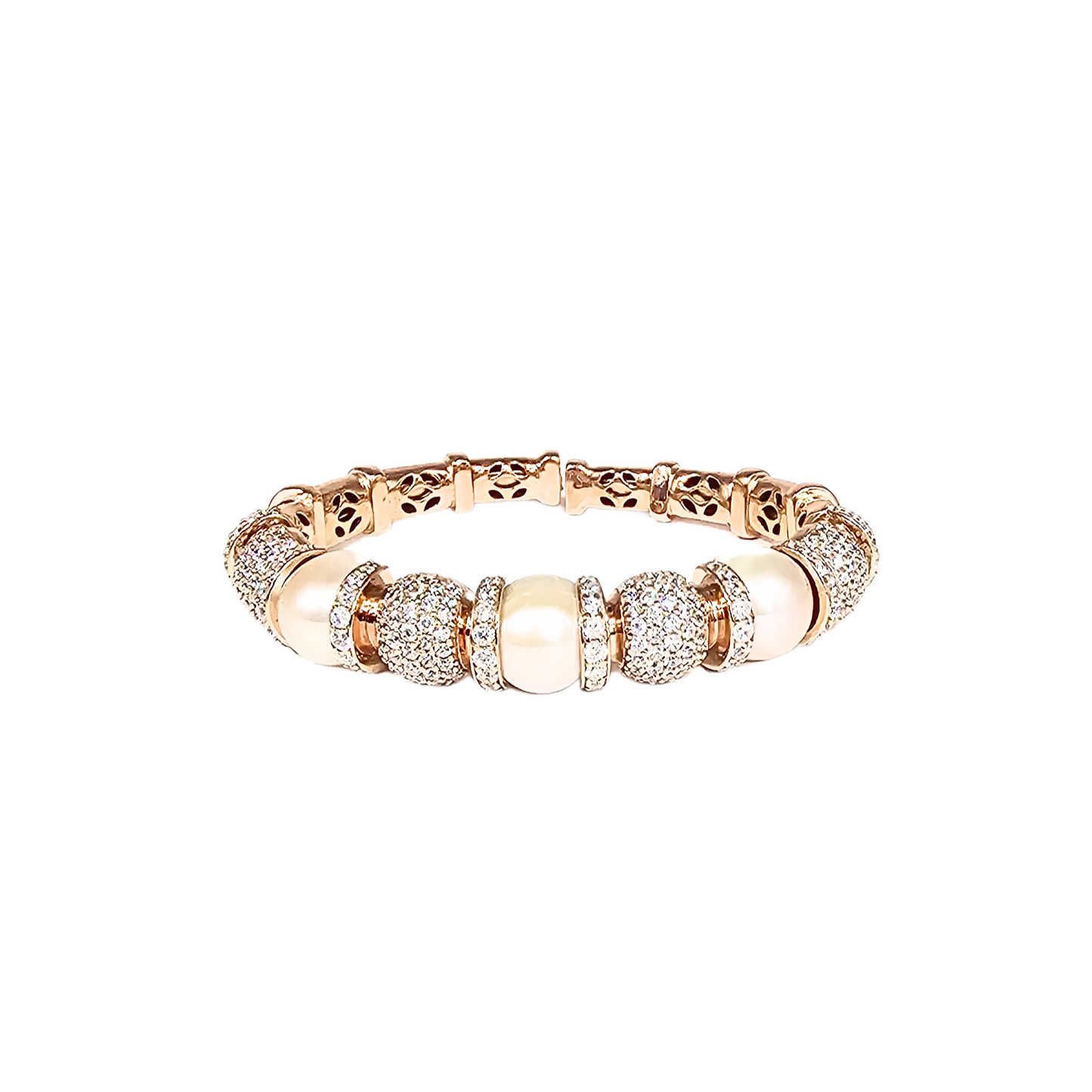 Pearl hug Bangle