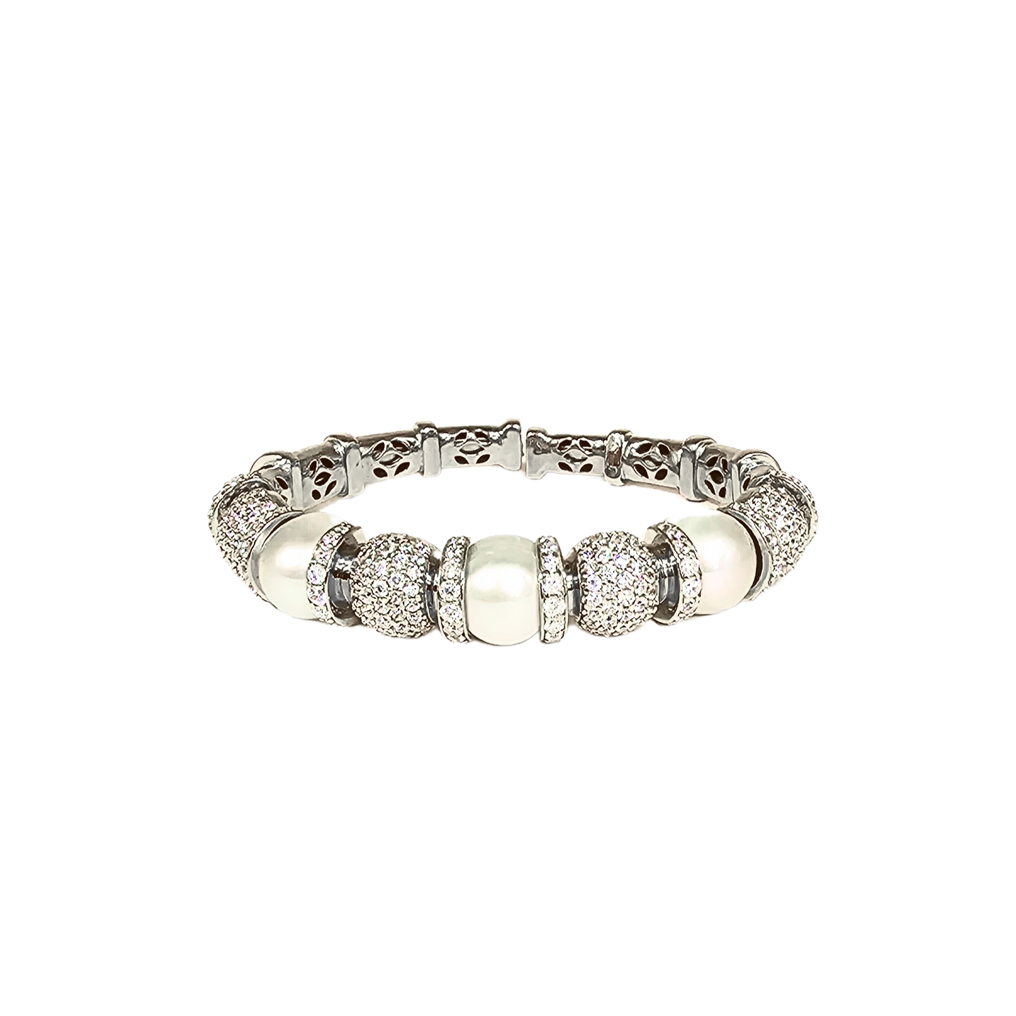 Pearl hug Bangle