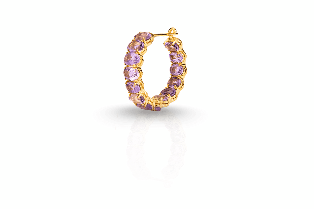 Oval Hoop Earings