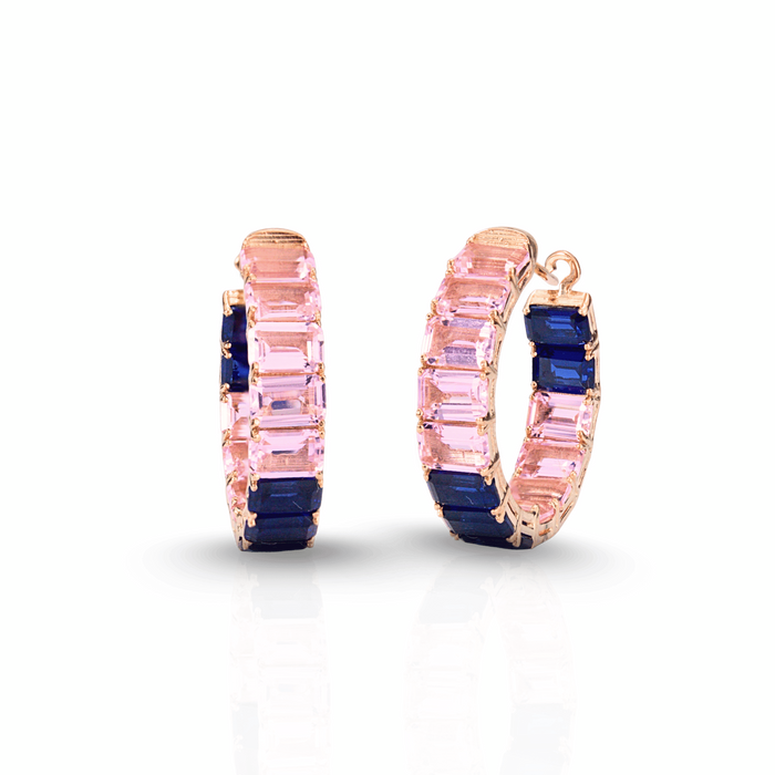 Baguette Stack Earings
