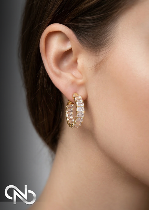 Baguette Stack Earings