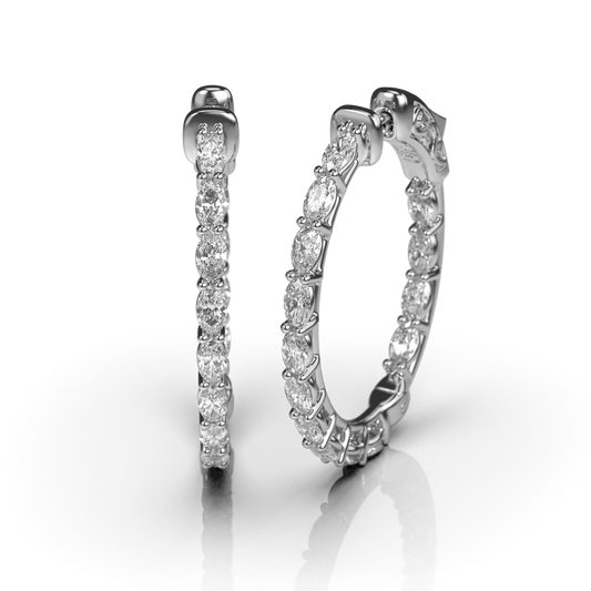 Grand Line Marquise Eternal Hoop