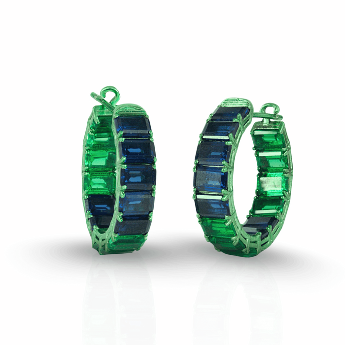 Baguette Stack Earings