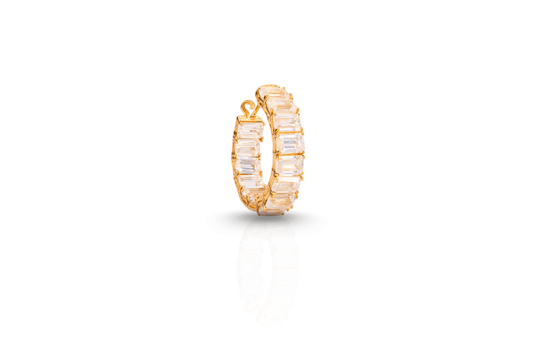 Baguette Stack Earings