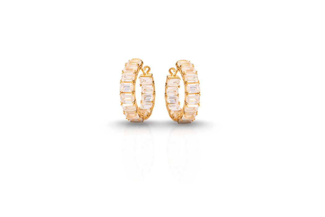 Baguette Stack Earings
