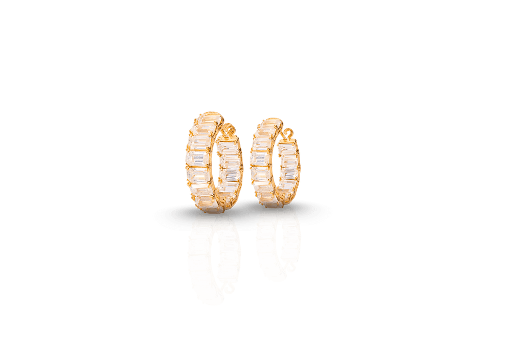 Baguette Stack Earings